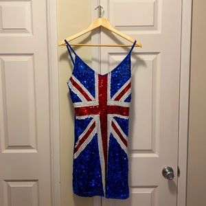 Union Jack Sequin Dress